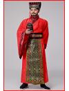 ชุดขุนนางจีนสีแดง / ชุดจีน /ชุดจิ๋นซีฮ่องเต้