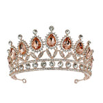 (พร้อมส่ง) เทียร่า 254 สีส้ม มงกุฎนางงาม งานสวย ปราณีต QCเพชรทุกเม็ด สินค้าพร้อมส่งจากไทย