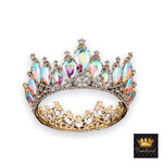 (พร้อมส่ง) มงกุฏ 049 สีรุ้ง-ทอง มงกุฎนางงาม มงกุฎประกวด งานดี เกรดพรีเมี่ยม จัดส่งจากไทย ไม่ต้องรอนาน