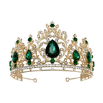 (พร้อมส่ง) เทียร่า 352 สีเขียว งานสวย ปราณีต QCเพชรทุกเม็ดสินค้าพร้อมส่งจากไทย