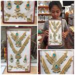 (พร้อมส่ง) เครื่องประดับอินเดีย 012 สีฟ้า