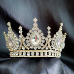(พร้อมส่ง) เทียร่า 282 สีทอง มงกุฎนางงาม มงกุฎเจ้าหญิง งานสวย ปราณีต QCเพชรทุกเม็ด สินค้าพร้อมส่งจากไทย