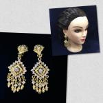 (พร้อมส่ง) ต่างหู 006 ต่างหูเครื่องประดับไทย