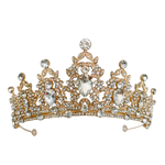 (พร้อมส่ง) เทียร่า 146 สีทอง งานสวย ปราณีต QCเพชรทุกเม็ด สินค้าพร้อมส่งจากไทย