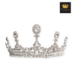 (พร้อมส่ง) เทียร่า 300 สีเงิน มงกุฎนางงาม มงกุฎเจ้าหญิง งานสวย ปราณีต QCเพชรทุกเม็ด สินค้าพร้อมส่งจากไทย