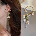 (พร้อมส่ง) EarCuff 005 จอนหูดอกไม้สวยหวาน ใส่ด้านไหนก็ได้ ส่งจาก จ.อุบลราชธานี