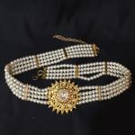 (พร้อมส่ง) เข็มขัดมุก021