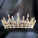 (พร้อมส่ง) เทียร่า 295 สีทอง มงกุฎนางงาม มงกุฎเจ้าหญิง งานสวย ปราณีต QCเพชรทุกเม็ด สินค้าพร้อมส่งจากไทย