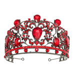 (พร้อมส่ง) เทียร่า 350 สีแดงดำ งานสวย ปราณีต QCเพชรทุกเม็ด สินค้าพร้อมส่งจากไทย