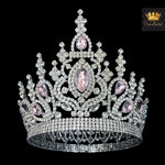 (พร้อมส่งจากไทย) มงกุฏ 108 สีชมพู มงกุฎนางงาม มงกุฎเพชร มงกุฎประกวด สินค้าพร้อมส่ง ไม่ต้องรอนาน งานพรีเมี่ยม