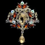 (พร้อมส่ง) เข็มกลัด 020 พลอยเหลือง