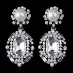 (พร้อมส่ง) ต่างหู 004-สีขาว