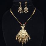 (พร้อมส่ง) เครื่องประดับไทยสร้อยคอ+ต่างหู 036