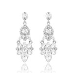 (พร้อมส่ง) ต่างหู 157 (เข็ม) สีขาว