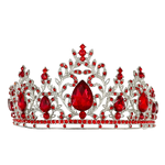 (พร้อมส่ง) เทียร่า 352 สีแดง งานสวย ปราณีต QCเพชรทุกเม็ด สินค้าพร้อมส่งจากไทย