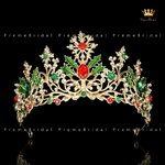 (พร้อมส่ง) มงกุฎคริสต์มาส 008 งานสวย ปราณีต QCเพชรทุกเม็ด สินค้าพร้อมส่งจากไทย