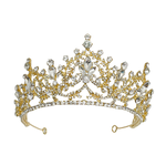 (พร้อมส่ง) เทียร่า 348 สีทอง งานสวย ปราณีต QCเพชรทุกเม็ด สินค้าพร้อมส่งจากไทย