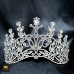 (พร้อมส่ง) เทียร่า 330 สีเงิน มงกุฎนางงาม งานสวย ปราณีต QCเพชรทุกเม็ด สินค้าพร้อมส่งจากไทย