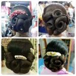 (พร้อมส่ง) มวยผมต่ำจับช่อ