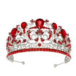 (พร้อมส่ง) เทียร่า 351 สีแดง งานสวย ปราณีต QCเพชรทุกเม็ด สินค้าพร้อมส่งจากไทย