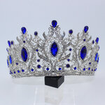 (พร้อมส่งจากไทย) มงกุฏ 096 สีน้ำเงิน มงกุฎนางงาม มงกุฎเพชร มงกุฎประกวด สินค้าพร้อมส่ง ไม่ต้องรอนาน งานพรีเมี่ยม