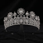 (พร้อมส่ง) เทียร่า 355 สีเงิน งานสวย ปราณีต QCเพชรทุกเม็ด สินค้าพร้อมส่งจากไทย