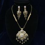 (พร้อมส่ง) เครื่องประดับไทยสร้อยคอ+ต่างหู 040