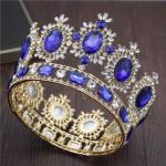 (พร้อมส่ง) มงกุฏ 058 สีน้ำเงิน