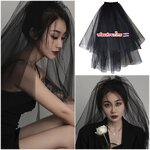 🎃🖤 เวลเจ้าสาวสีดำ BRIDAL VEIL Halloween 🖤🎃 พร้อมส่งจากไทย