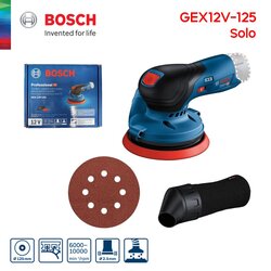 ขัดกระดาษทรายกลม 12V GEX12V-125 BOSCH SOLO