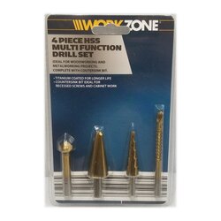 ชุดดอกอเนกประสงค์ 4 ชิ้น WORKZONE I-OK-MFD-4S