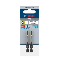 BOSCH ดอกไขควง T20 Impact Pro 2ชิ้น #2608522530