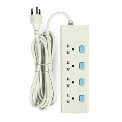 GONGNIU ปลั๊กไฟ 4 ช่อง 4 สวิตซ์ สายไฟ 3 เมตร รุ่น G131-0025