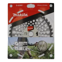 ใบเลื่อยวงเดือนฟันคาร์ไบด์ตัดหญ้า 230mmx36T รูเพลา25.4mm. MAKITA D-65981