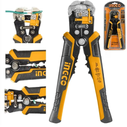 คีมปอกสายไฟอัตโนมัติ 3 in 1 อิงโก (INGCO) รุ่น HWSP102418 สามารถปอกสายไฟ ตัดสายไฟ และย้ำหัวสายไฟ