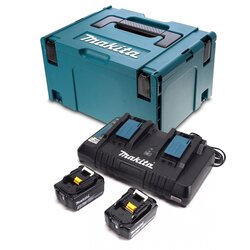 ชุดBL1850BX2+DC18RD+MAKPAC3 MAKITA MKP1RG182