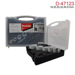 ชุดโฮลซอเจาะเหล็กแผ่น6ตัวชุด MAKITA #D-47123