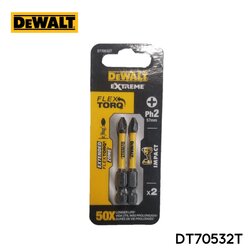 ชุดดอกไขควง2ชิ้น FLEXTORQ DT70532T PH2 57mm. DEWALT