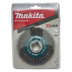 แปรงล้อลวด115mm (4-1/2″) Steel 0.3mm MAKITA D-73427