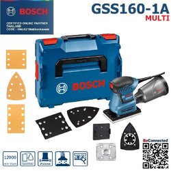 ขัดกระดาษทรายเปลี่ยนฐานได้ 3แบบ GSS160-1A MULTI BOSCH