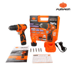 สว่านกระแทก12v รุ่น J-10MDCB-202K PUMPKIN 50210