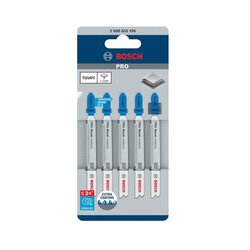 ใบเลื่อยจิ๊กซอว์ตัดสแตนเลส (5 ใบ/แพค) T121AFC BOSCH 2608655106