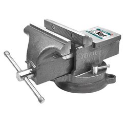 ปากกาจับชิ้นงานตั้งโต๊ะ4" ฐานหมุนได้ THT6141 TOTAL