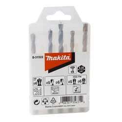 ชุดดอกสว่านก้านหกเหลี่ยม5ชิ้น MAKITA D-31522
