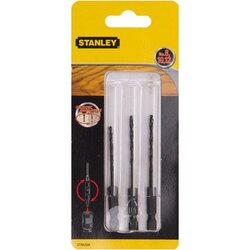 ดอกสว่านหกเหลี่ยม3ชิ้น 4/5/6มม. STA62509-XJ STANLEY