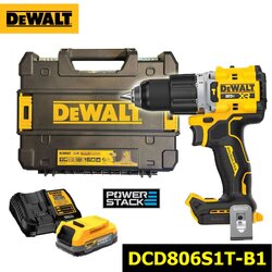 สว่านกระแทกไร้สายไร้แปรงถ่าน 20V DCD806S1T-B1 DEWALT