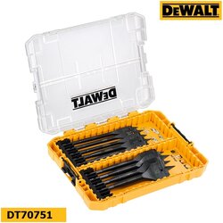 DEWALT รุ่น DT70751-QZ ชุดดอกสว่านเจาะไม้ 9 ชิ้น