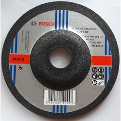 ใบเจียรเหล็ก 5"x6 BOSCH #2608600263