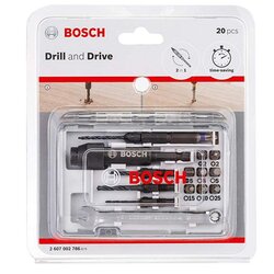 ชุดดอกเจาะและขัน 20ชิ้น Drill and Drive BOSCH