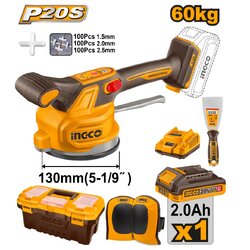 INGCO เครื่องดูดสั่นกระเบื้อง20V CTVLI20015 ครบชุดพร้อมกล่อง